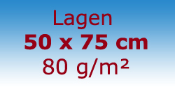 Schrenzpapier 80 g/m� - Lagen 50 x 75 cm